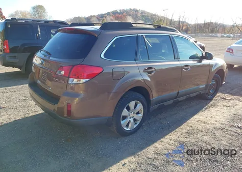 2011 Subaru Outback 2.5I Premium from USA, damaged, VIN 4S4BRCCCXB3346625